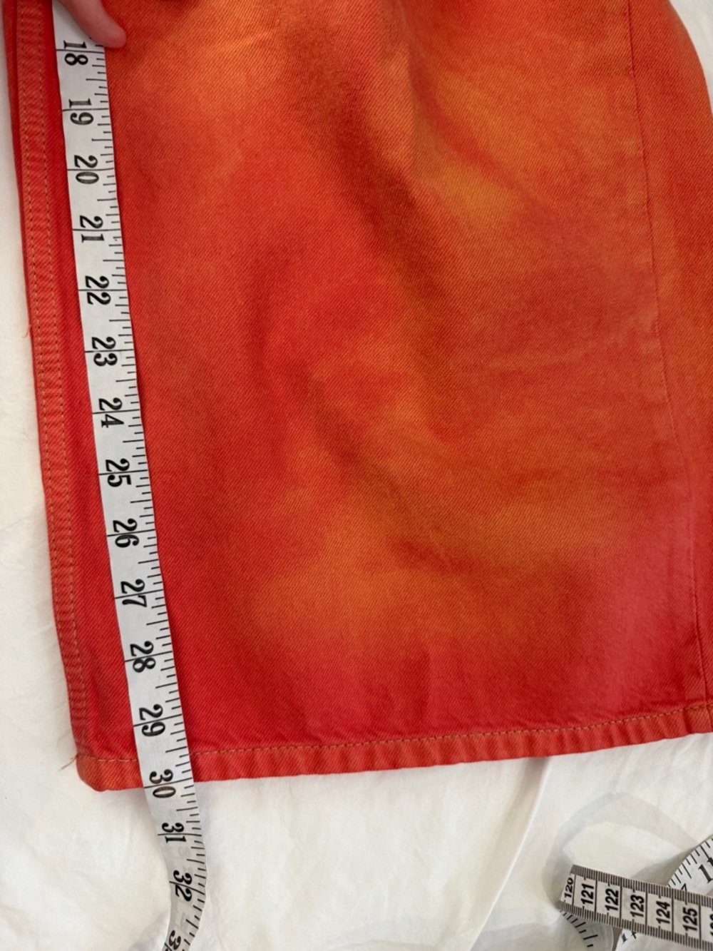 NWT FREE PEOPLE WE THE FREE Waterfalls Baggy Wide Leg Jeans Oklahoma Sun 27 - Picture 14 of 15